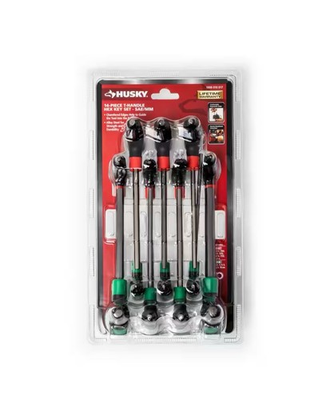 #ad #ad Husky 14 Piece T Handle SAE amp; MM Hex Key Set $17.09