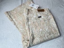 NWT Wrangler High Rise Fierce Flare Paisley Print Jeans Size 34x32 12x32 