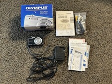 Olympus FE-240 7.1MP 5x Optical Zoom Digital Camera W/ Charger Tested Read 