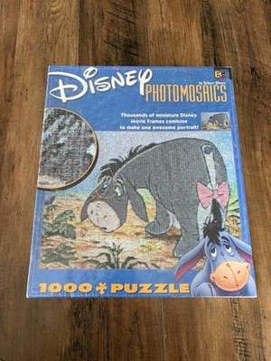 Disney Eeyore Photomosaic Jigsaw Puzzle 1000 Piece NEW In Box Sealed & Complete