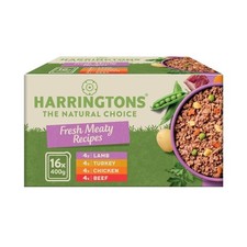 Harringtons Complete Wet Tray Grain Free Hypoallergenic Adult Dog Food 16x400G 4.00 per kilo