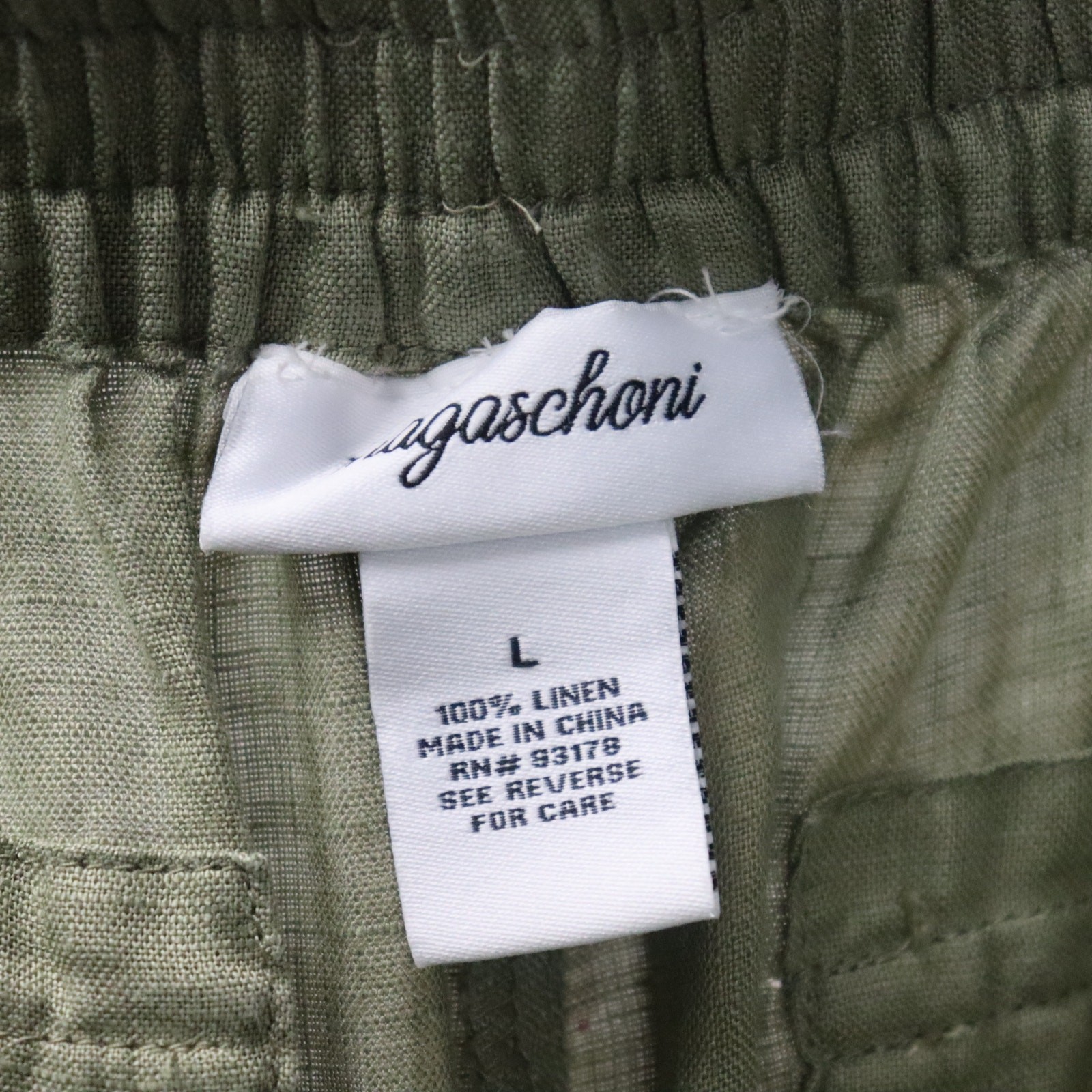 Magaschoni 100% Linen Cargo Jogger | Women’s L | … - image 6