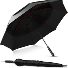 Repel Umbrella Extra Large Windproof Golf Umbrella - Covers 2 People - 60" Wide