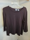 ESTATE #43H - Womens Clothes - Chicos Shirt Womens Size 2 Purple