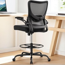 Drafting Chair, Tall Office Chair with 2D Lumbar Support, Standing Desk Chair...