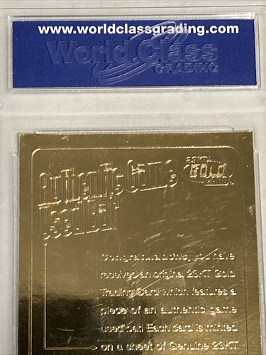 Graded 10 Gem MT - FEEL THE GAME Pete Rose Game used bat 23kt Gold Limited /755 - Picture 9 of 10