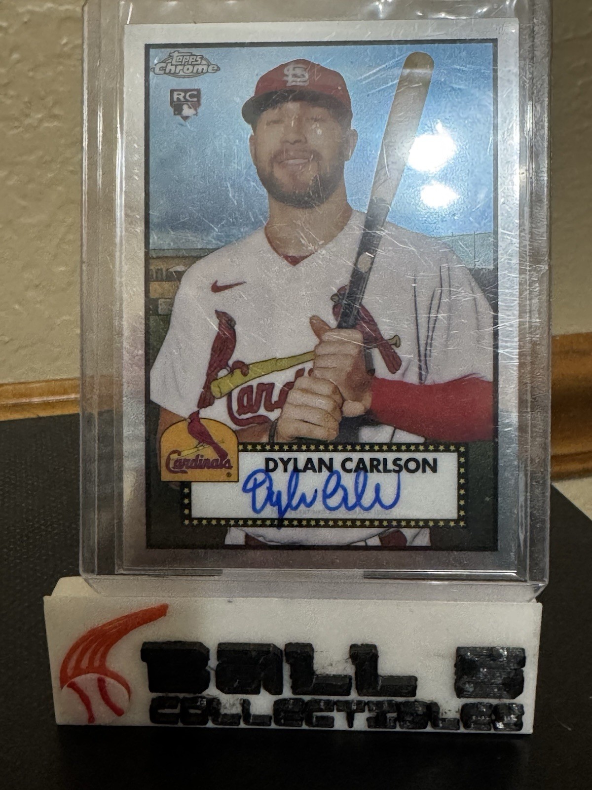 2021 Topps Chrome Platinum Anniversary Dylan Carlson Rookie Autograph RC Auto