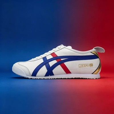 Onitsuka Tiger Mexico 66 D507L-0152 'White Dark Blue Gold'