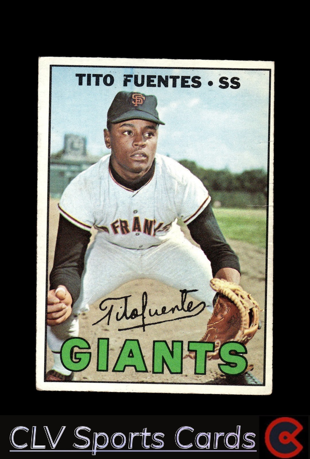 Baseball sports Topps Tito Fuentes San Francisco Giants Very Good