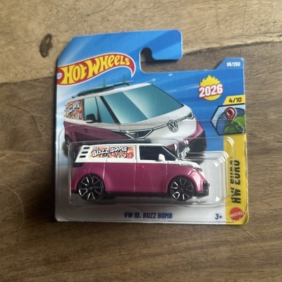 Hot Wheels 2026 VW ID. BUZZ BOMB LILA PURPLE PINK NEU 4/10 86/250 HW EURO