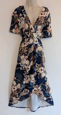💜 QUIZ SIZE 24 Ladies Long Floral Dress Ref A