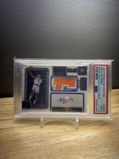 2021 Panini One And One Miles McBride Rpa Gold /10 PSA 9
