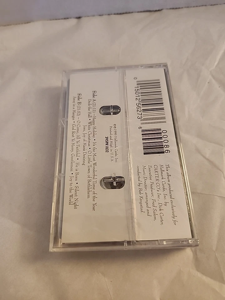Listen! It's Christmas Johnny Mathis & CeCe Winans (Cassette 1999) Hallmark NOS - Image 2 of 4