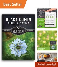 Nigella Sativa Seeds - High Germination Black Cumin for Sustainable Herb Gardens