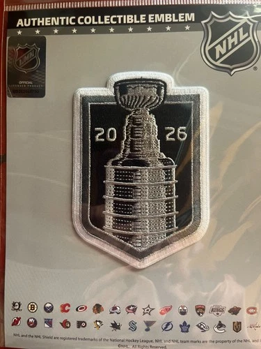 2026 NHL STANLEY CUP FINAL PATCH PLAYER JERSEY STYLE OFFICIAL L ICENSED SHIP NOW - Picture 2 of 5