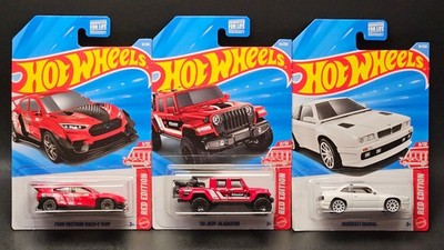 Hot Wheels Red Edition Target Exclusive Lot Set Custom - You