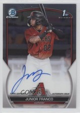 2023 Bowman Chrome Prospect Auto Junior Franco #CPA-JFO Auto uk2