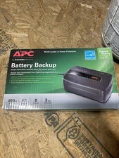 Schneider Electric APC Battery Backup 650VA 390W 62 min Runtime 8-Outlet 3 Y/W