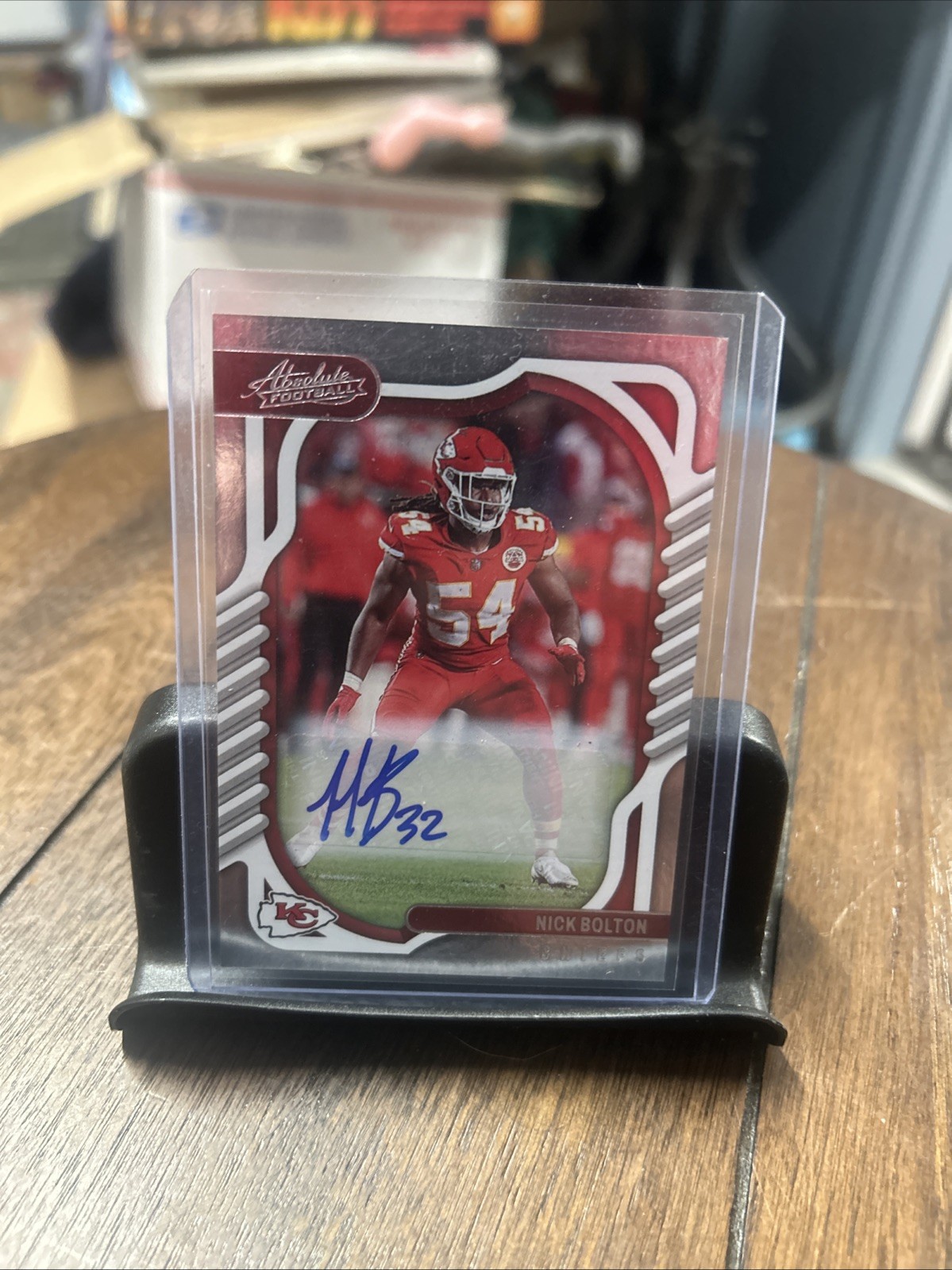 2022 Panini Absolute - Nick Bolton #39 AUTO KANSAS CITY CHIEFS/MISSOURI TIGERS