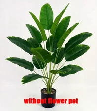 2 Large Tree 36Leaves Artificial Banana Green Tree Indoor Outdoor  Office Decor