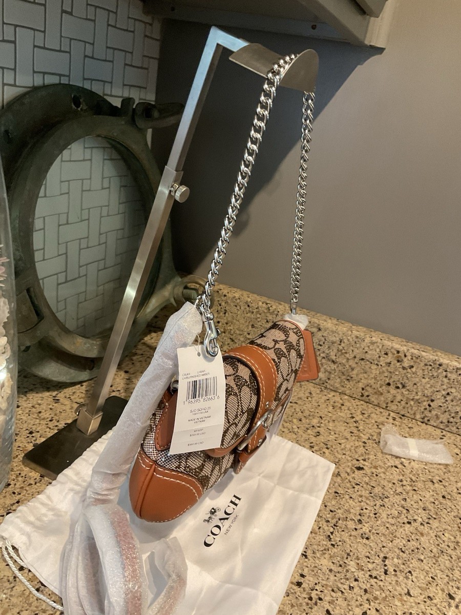 コーチ ソーホーシグネチャー ケース チェーン付き COACH Crystal