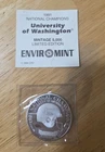 UNIVERSITY OF Washington FOOTBALL 1991 National Championship .999 SILVER COIN