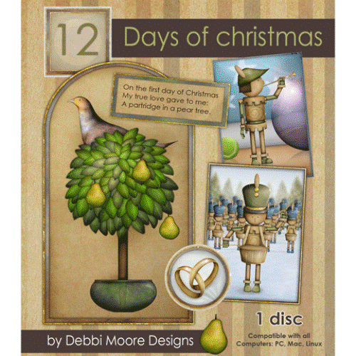 CD de 12 días de Navidad de Debbi Moore Designs (293800) - Imagen 1 de 3