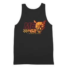 Talladega Cougar 62  Me Nights Nascar Ferrel Funny Racing Black Tank Top