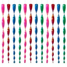 CIM Windspiel Pirouette Windspirale 49cm Perlmutt 12er Deko Vogelabwehr Baum