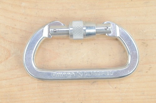 Omega Pacific USA UL Classified Screw Locking Carabiner NFPA 1983 01ED 27KN - 第 4/8 張圖片