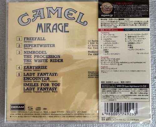 Camel Progressive Rock SHM-CD "Mirage" Japan NEW - Picture 2 of 2