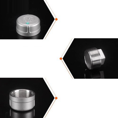 304 Stainless Steel Pipe Fittings Female Plug Cap / Male Plugs Blanking Stop - Picture 6 of 24