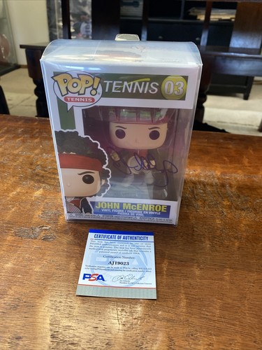 John McEnroe Signed Funko POP Psa Dna Coa Autographed Tennis - Picture 12 of 12