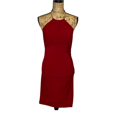 Blondie Nites Stacy Skylar Size 5 Junior Cocktail Dress Burgundy Red