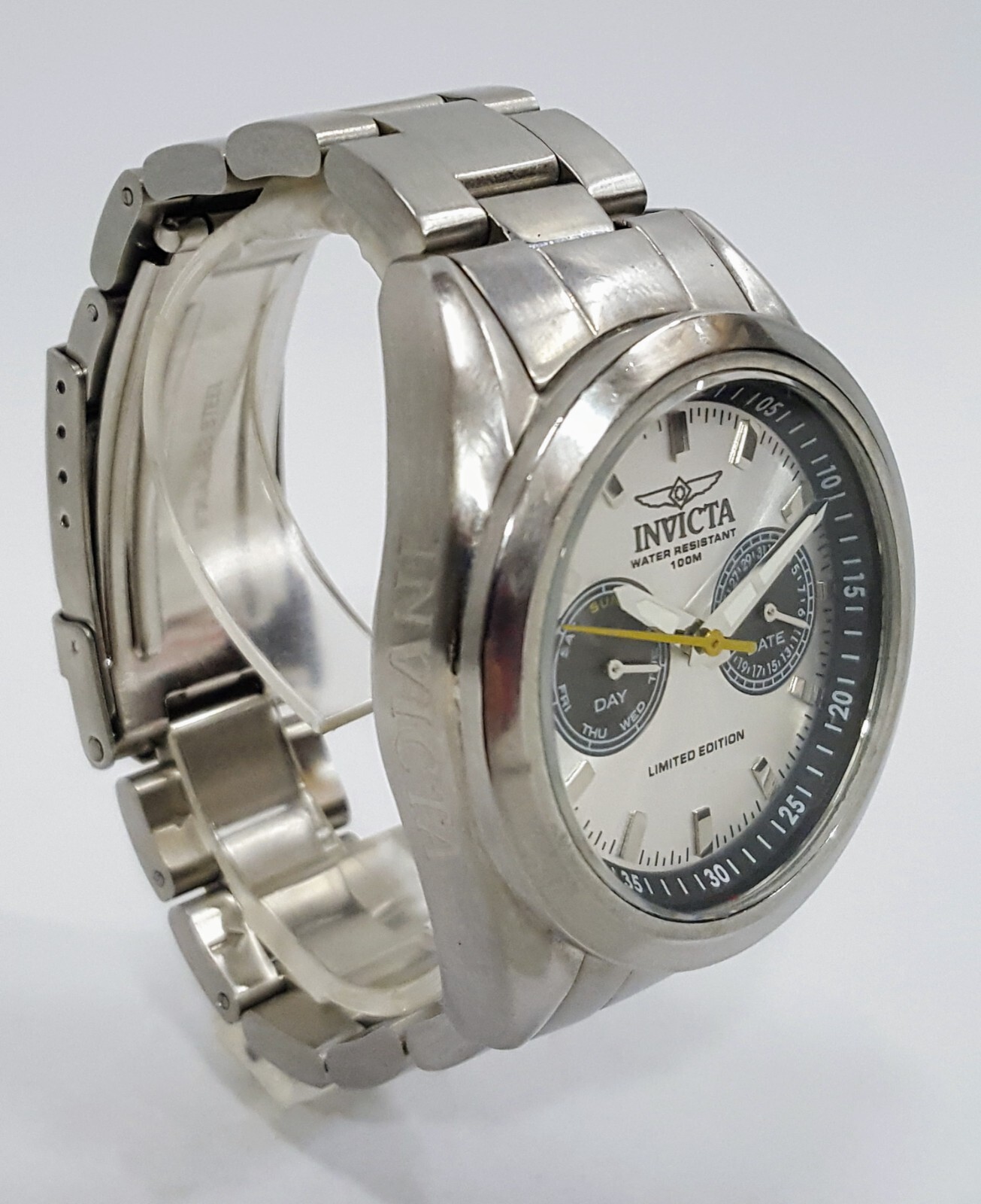Invicta Speedway Multi-Function Silver Dial Stain… - image 3