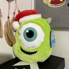 Squishmallow 8" Disney Mike Wazowski Christmas Official Kellytoy - Cute and