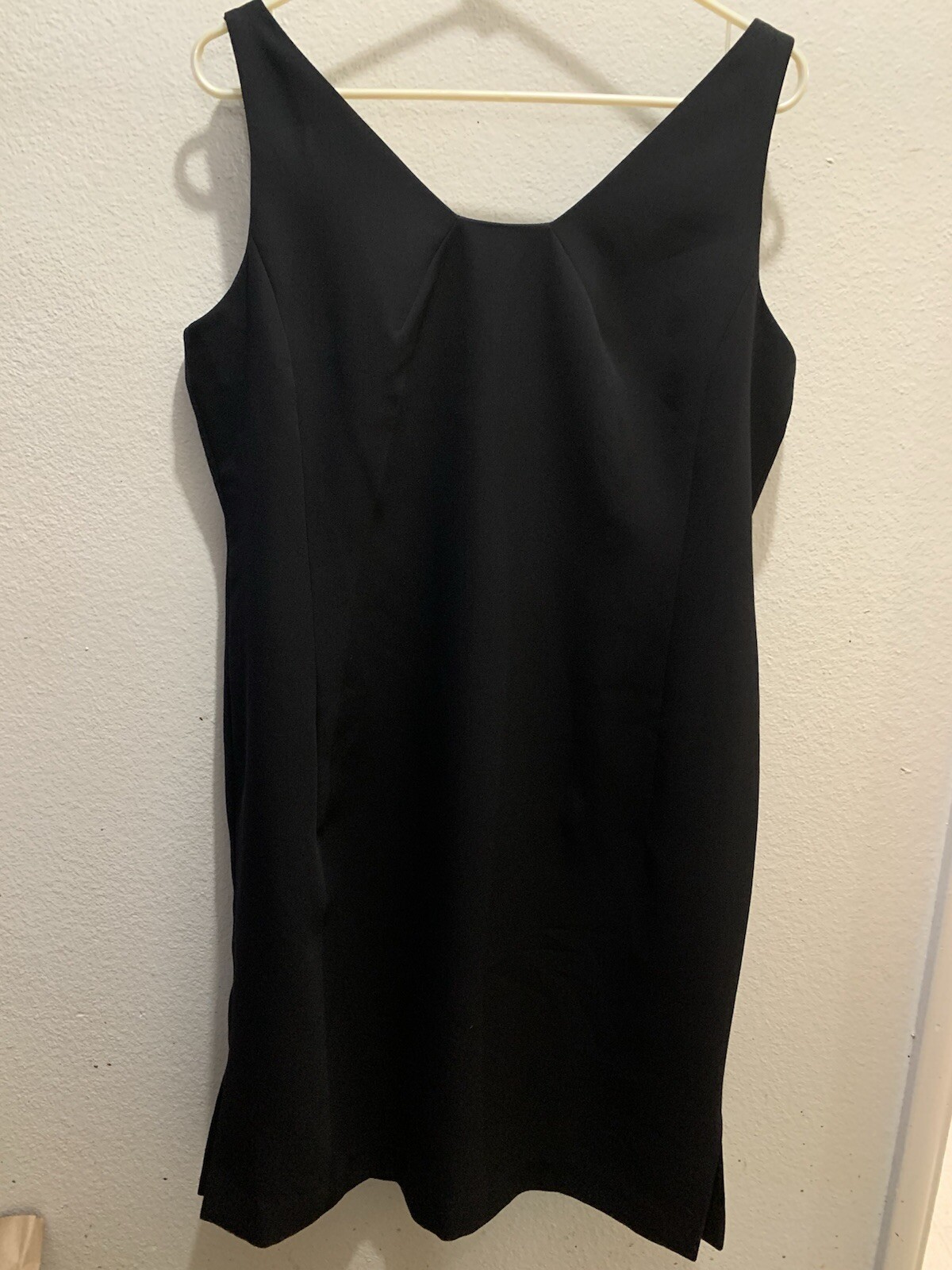 Liz Claiborne Company Dress Classic Black Sleeveless Size 14