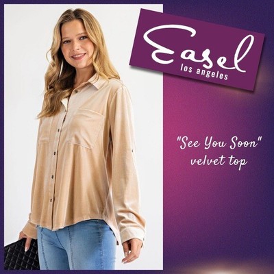 Ultra Lux Velvet Shirt Dress 