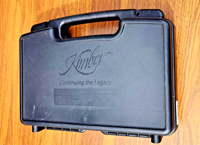 Kimber Factory Pistol Clamshell Hard Pistol Case 1911 W/Booklet