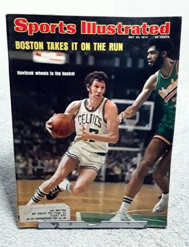 Sports Illustrated May 1974 Havlicek Boston Celtics Kareem Abdul Jabbar