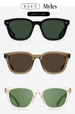 RAEN MYLES - UNISEX SUNGLASSES - POLARIZED - 53MM WIDE