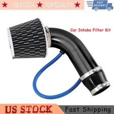 Car Cold Air Intake Filter Alumimum Induction Pipe Power Flow Hose System Kit