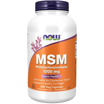 240 Count MSM Methylsulfonylmethane Nutritional Supplement for Joint Health