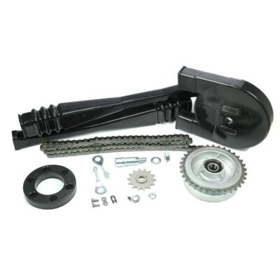 Kettenkit pas. für Simson KR51 1 Schwalbe Kette 114 Kettenkasten Ritzel Spanner