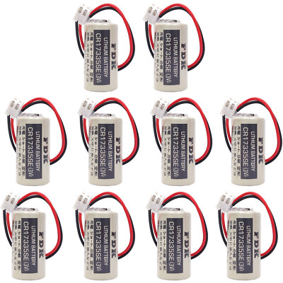 10-Pack FDK CR17335SE 3V for Epson Robot Controller RC Series Battery