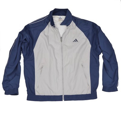 VINTAGE Adidas Jacke Jacket Gr 6 M '90s Retro Trefoil Blau VINTAGE Adidas Jacke Jacket Gr 6 M '90s Retro Trefoil Blau
