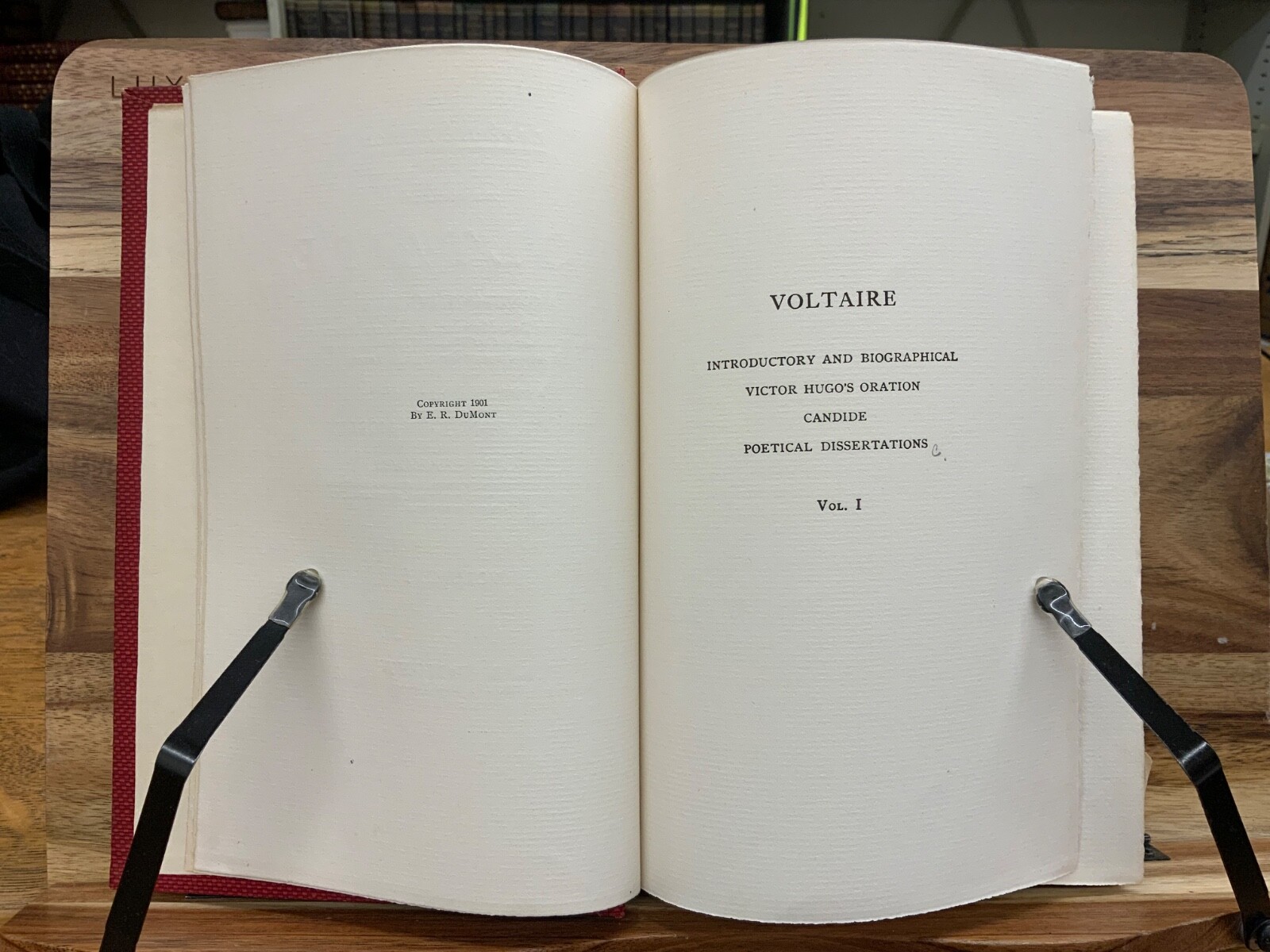 1901 Works of Voltaire La Verite Edition Complete Set 42 Vols Limited & Numbered