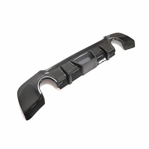REAL CARBON Rear Bumper Diffuser Lip Fit For BMW E92 E93 335i M Sport 2008-2011 - Picture 14 of 15