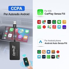 CarlinKit Ricevitore Wireless CarPlay Android Auto Autoradio Dongle Cpc-ccpa - Miniatura 3