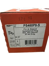 Pass And Seymour Pin And Sleeve Plug Single-Pole, PS460P9S 